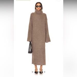 REVOLVE SNDYS Willow Sweater Dress in Ash Grey